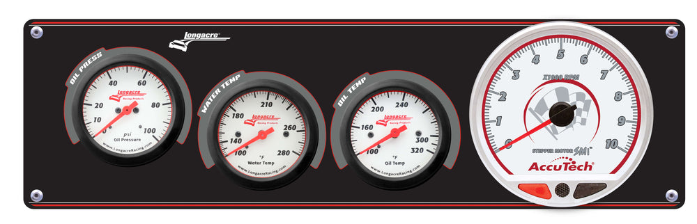 Sportsman™ Elite 3 Gauge Panel w/Tach  Oil Press., Water Temp., Oil Temp.