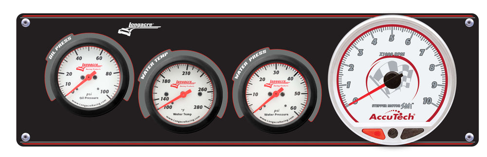 Sportsman™ Elite 3 Gauge Panel w/Tach  Oil Press., Water Temp., Water Press.