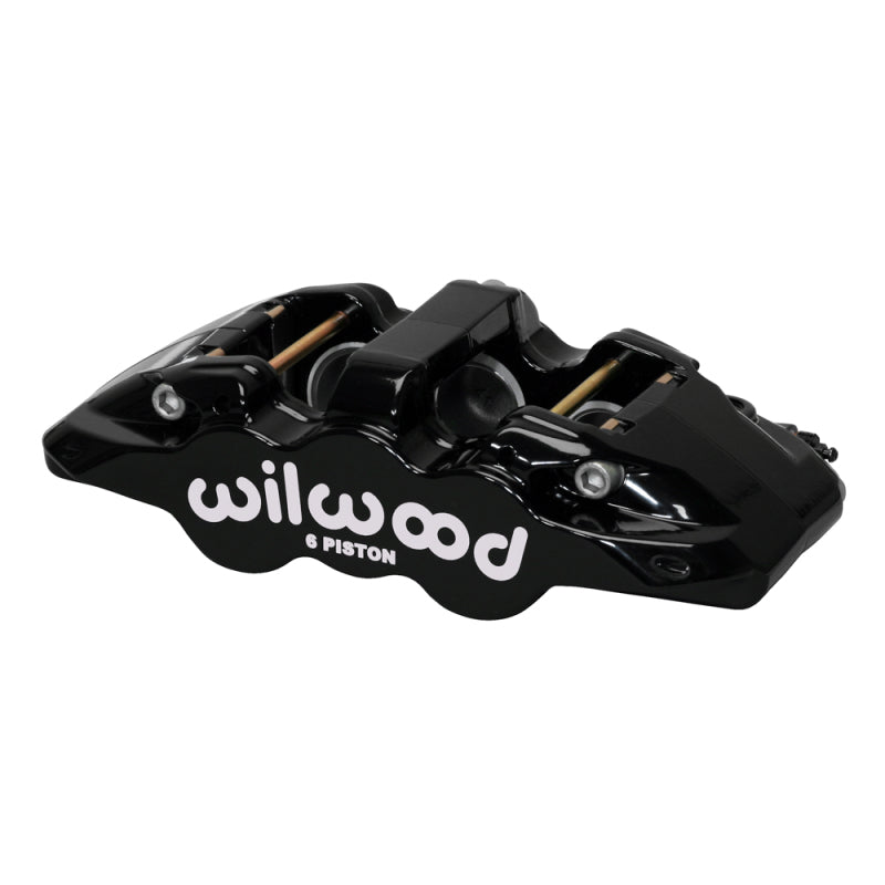 Wilwood caliper AERO6 1.75/1.62/1.62 .810 rotor .80 THK pad L/H black