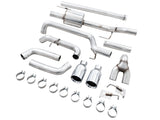 AWE 0FG 21+ Ford F150 Dual Split Rear Exhaust - 5in Chrome Silver Tips