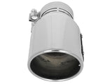 aFe MACH Force-Xp Universal Exhaust Tip 3 IN Inlet x 4-1/2 IN Outlet x 9 IN L- Polished Tip
