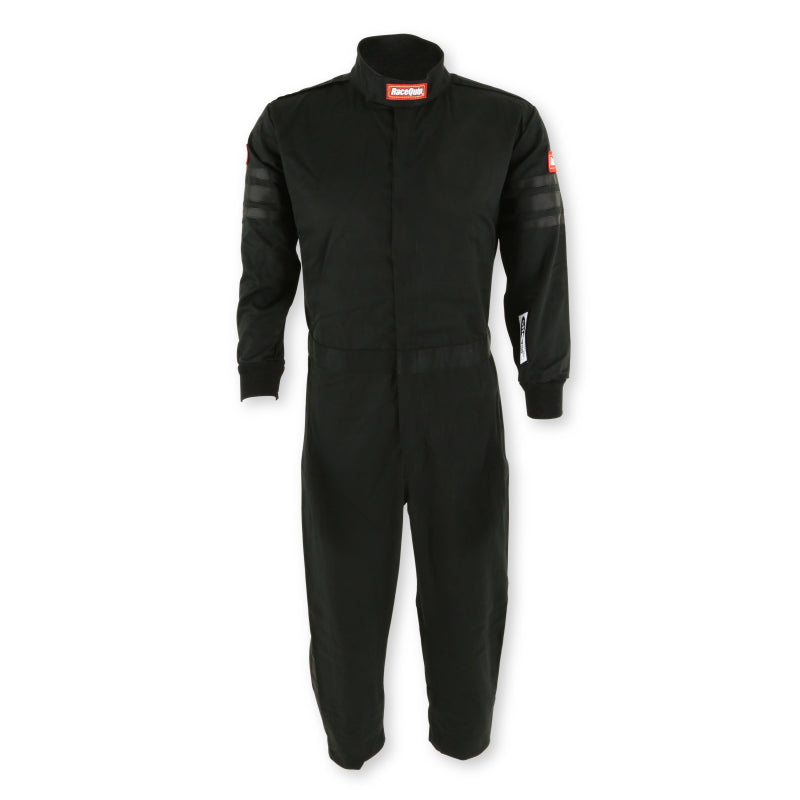 RaceQuip Black Trim SFI-1 JR. Suit - Kids XXL