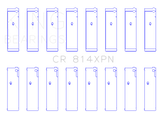 King Engine Bearings Ford 351ci 5.8L 16V (Size STDX Oversized) Connecting Rod Bearing Set