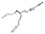 AWE Tuning 2021+ Ford F150 Tremor w/ Bumper Cutouts 0FG Resonated Cat-Back w/ Chrome Silver Tips