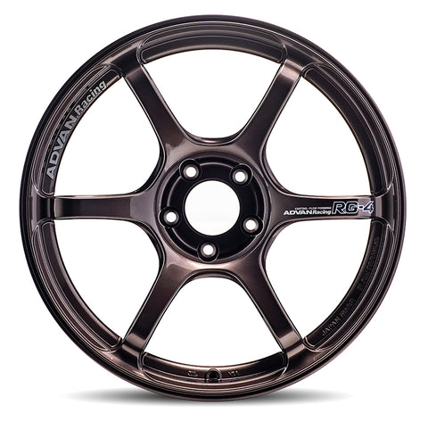 Advan RG-4 18x9.5 +35 5-114.3 Racing Copper Bronze Wheel