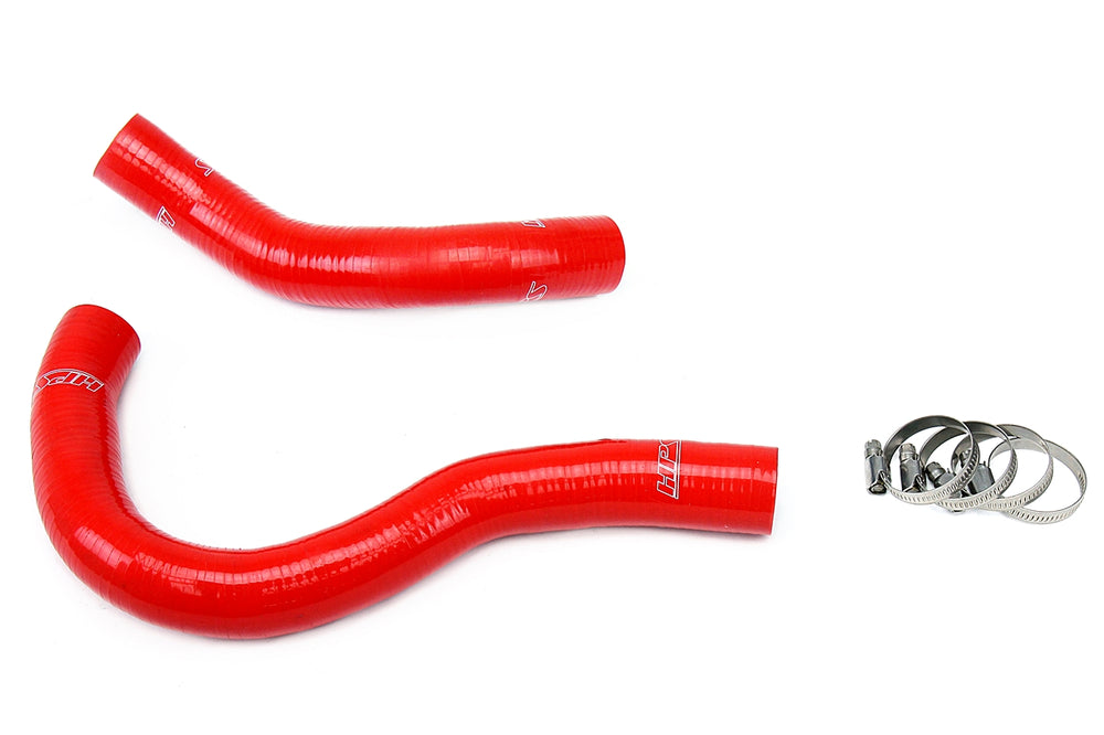 HPS Performance High Temp Reinforced Silicone Radiator Coolant Hose Kit Red 57-1001-RED