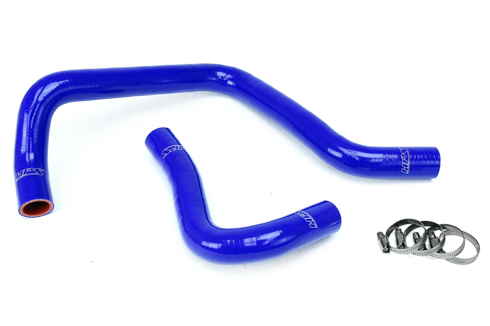 HPS Performance High Temp Reinforced Silicone Radiator Coolant Hose Kit Blue 57-1003-BLUE
