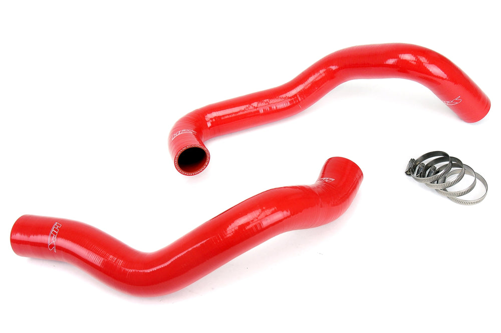 HPS Performance High Temp Reinforced Silicone Radiator Coolant Hose Kit Red 57-1011-RED