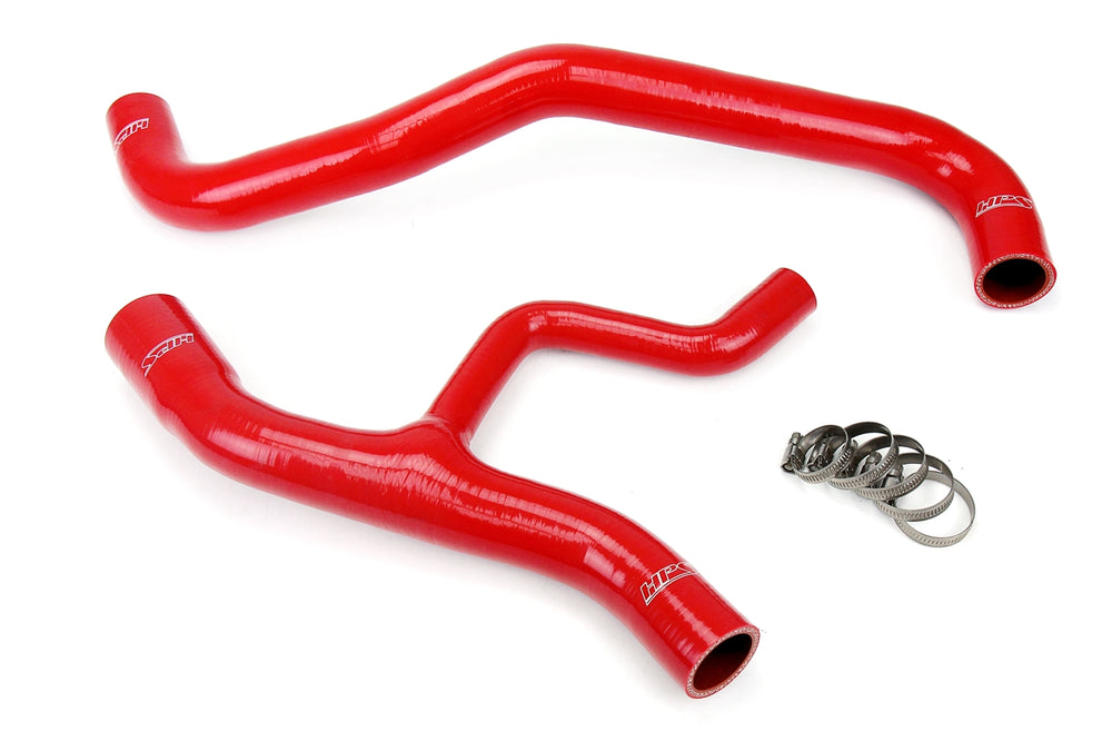 HPS Performance High Temp Reinforced Silicone Radiator Coolant Hose Kit Red 57-1012-RED