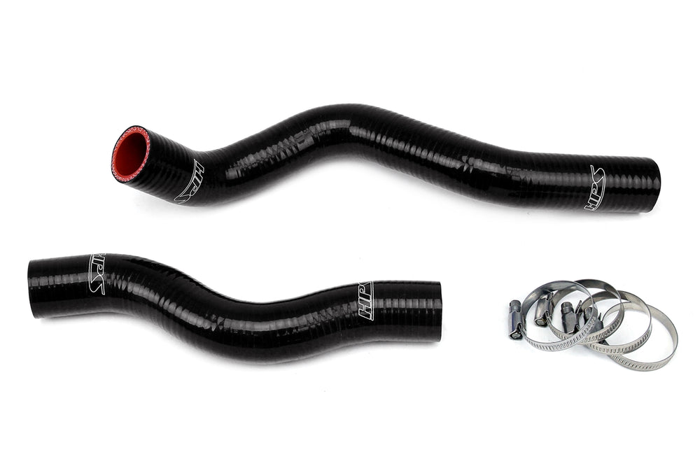 HPS Performance High Temp Reinforced Silicone Radiator Coolant Hose Kit Black 57-1022-BLK