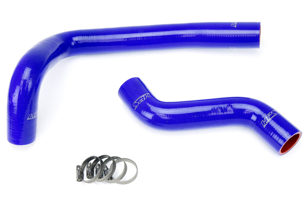 HPS Performance High Temp Reinforced Silicone Radiator Coolant Hose Kit Blue 57-1035-BLUE