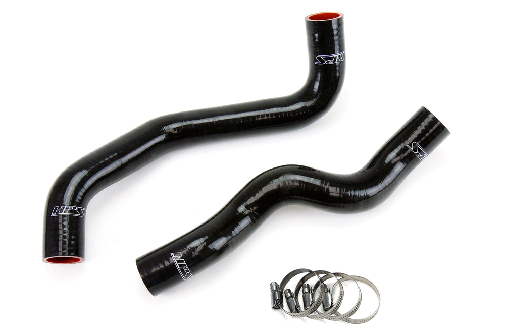 HPS Performance High Temp Reinforced Silicone Radiator Coolant Hose Kit Black 57-1049-BLK