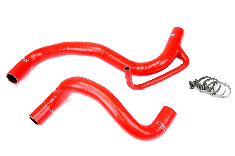 HPS Performance High Temp Reinforced Silicone Radiator Coolant Hose Kit Red 57-1060-RED