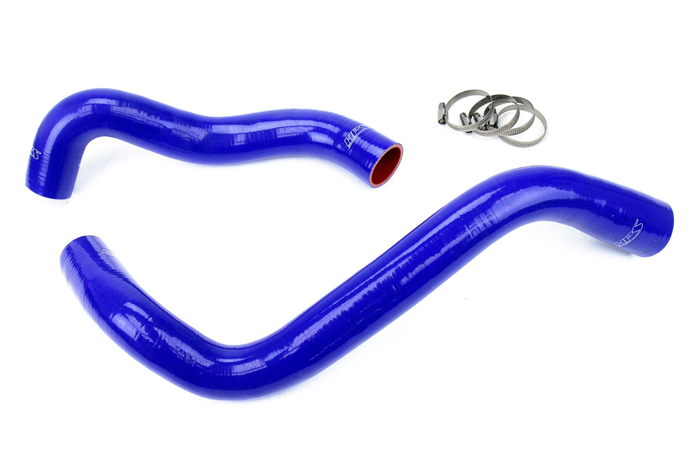 HPS Performance High Temp Reinforced Silicone Radiator Coolant Hose Kit Blue 57-1074-BLUE