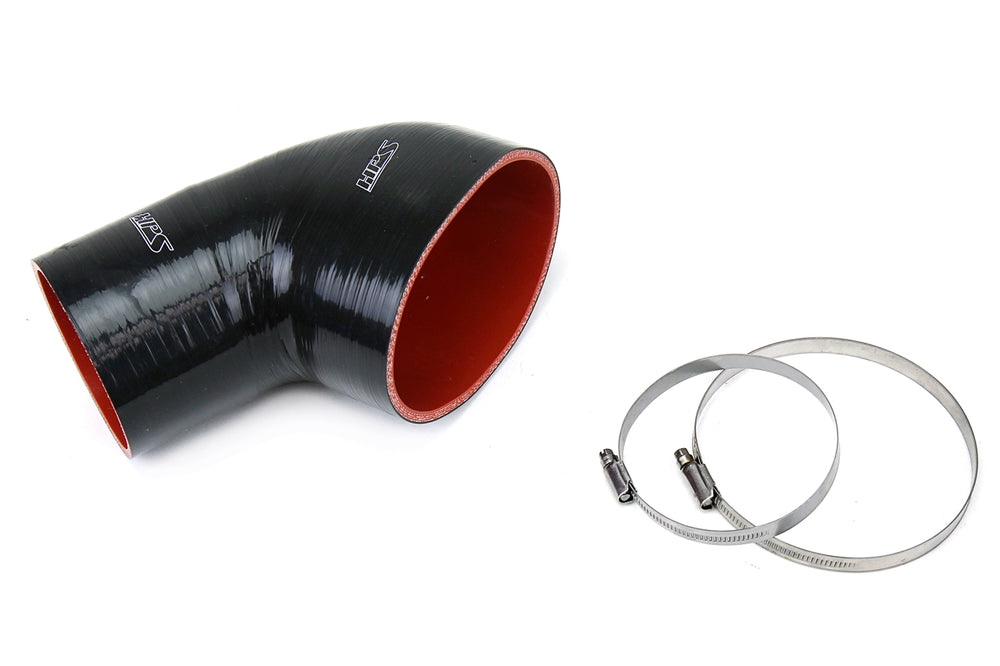 HPS Performance High Temp Reinforced Silicone Air Intake Hose Kit Black 57-1078-BLK
