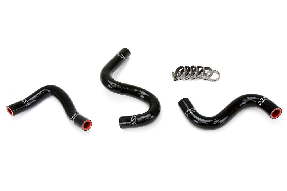 HPS Performance High Temp Reinforced Silicone Heater Coolant Hose Kit Black 57-1223-BLK