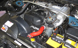 HPS Performance High Temp Reinforced Silicone Radiator Coolant Hose Kit, Red, 57-1225-RED