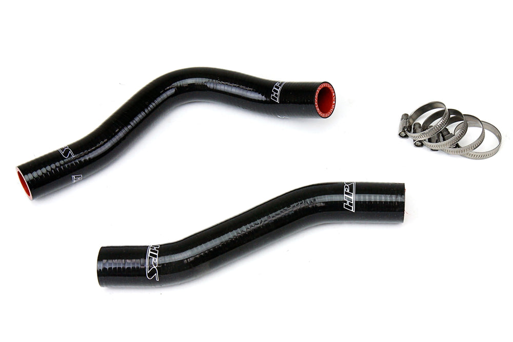 HPS Performance High Temp Reinforced Silicone Radiator Coolant Hose Kit Black 57-1230-BLK