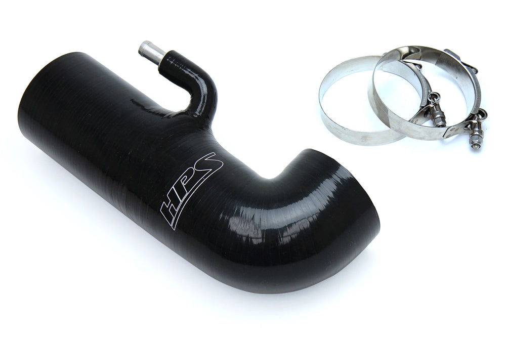 HPS Performance High Temp Reinforced Silicone Air Intake Hose Kit Black 57-1231-BLK