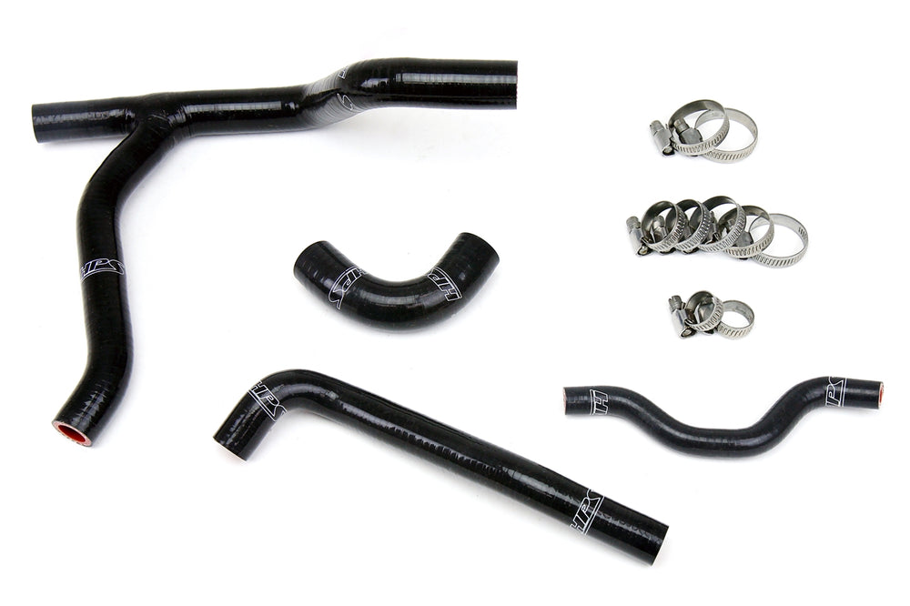 HPS Performance High Temp Reinforced Silicone Radiator Coolant Hose Kit Black 57-1245-BLK