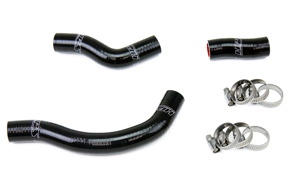 HPS Performance High Temp Reinforced Silicone Radiator Coolant Hose Kit Black 57-1250-BLK