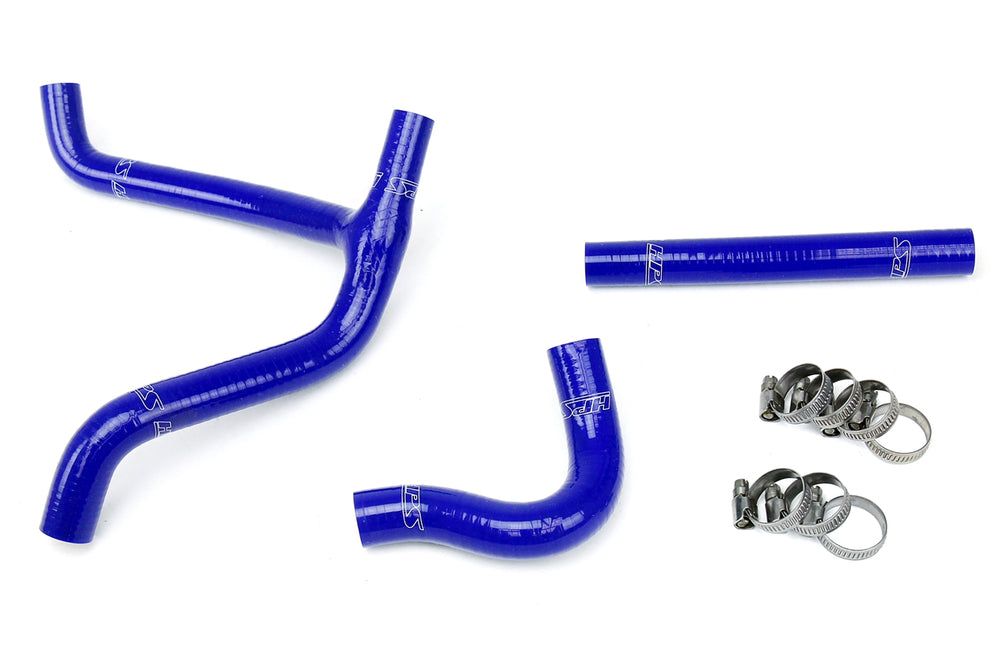 HPS Performance High Temp Reinforced Silicone Radiator Coolant Hose Kit Blue 57-1253-BLUE