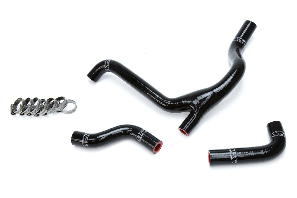 HPS Performance High Temp Reinforced Silicone Radiator Coolant Hose Kit Black 57-1254-BLK