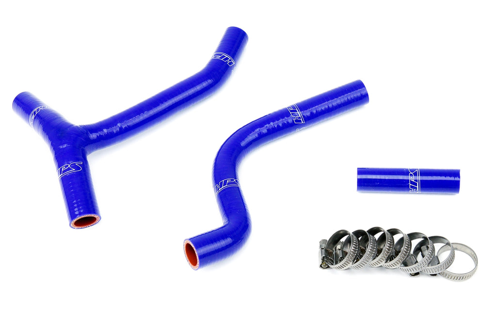 HPS Performance High Temp Reinforced Silicone Radiator Coolant Hose Kit Blue 57-1265-BLUE