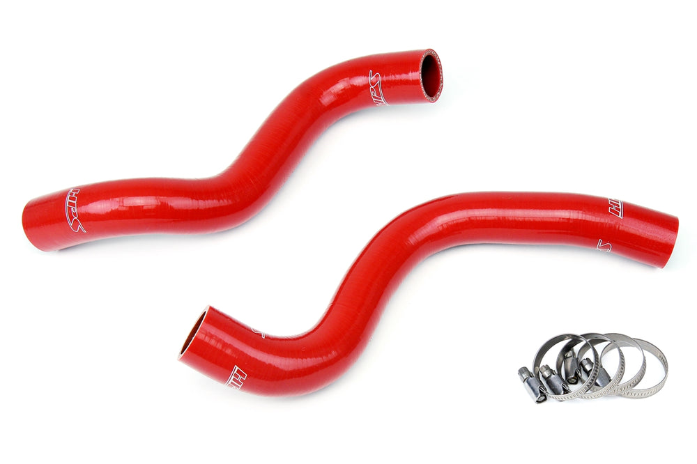 HPS Performance High Temp Reinforced Silicone Radiator Coolant Hose Kit Red 57-1269-RED