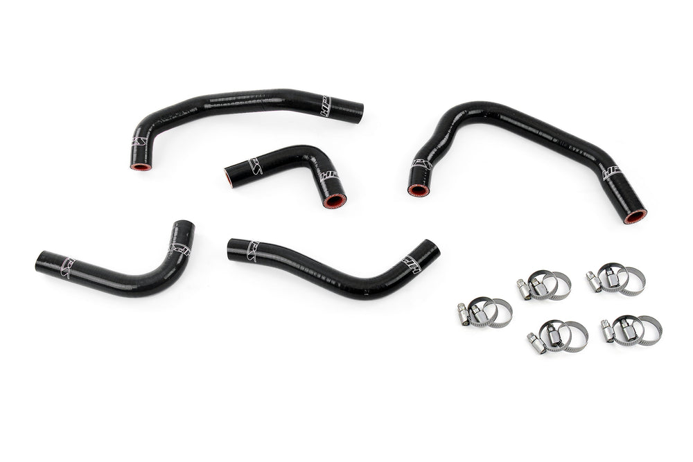 HPS Performance High Temp Reinforced Silicone Heater Coolant Hose Kit Black 57-1285H-BLK