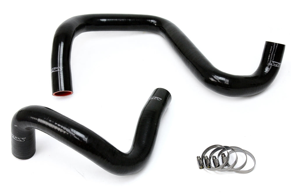 HPS Performance High Temp Reinforced Silicone Radiator Coolant Hose Kit Black 57-1285R-BLK