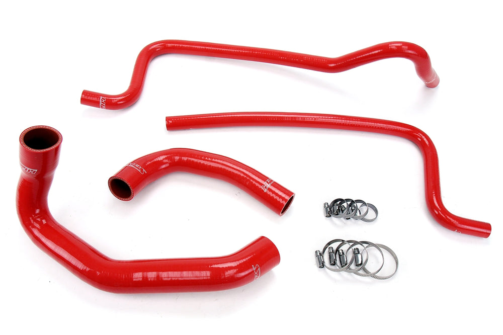 HPS Performance High Temp Reinforced Silicone Radiator and Heater Coolant Hose Kit Red 57-1292-RED