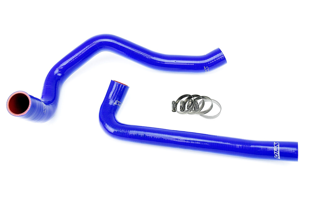 HPS Performance High Temp Reinforced Silicone Radiator Coolant Hose Kit Blue 57-1299-BLUE