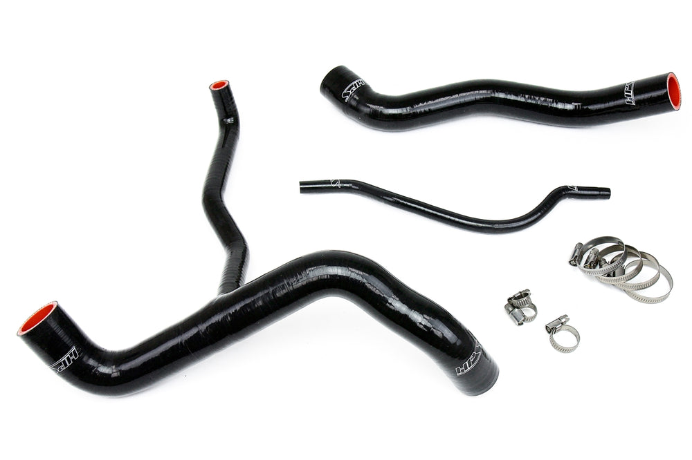 HPS Performance High Temp Reinforced Silicone Radiator Coolant Hose Kit Black 57-1304-BLK