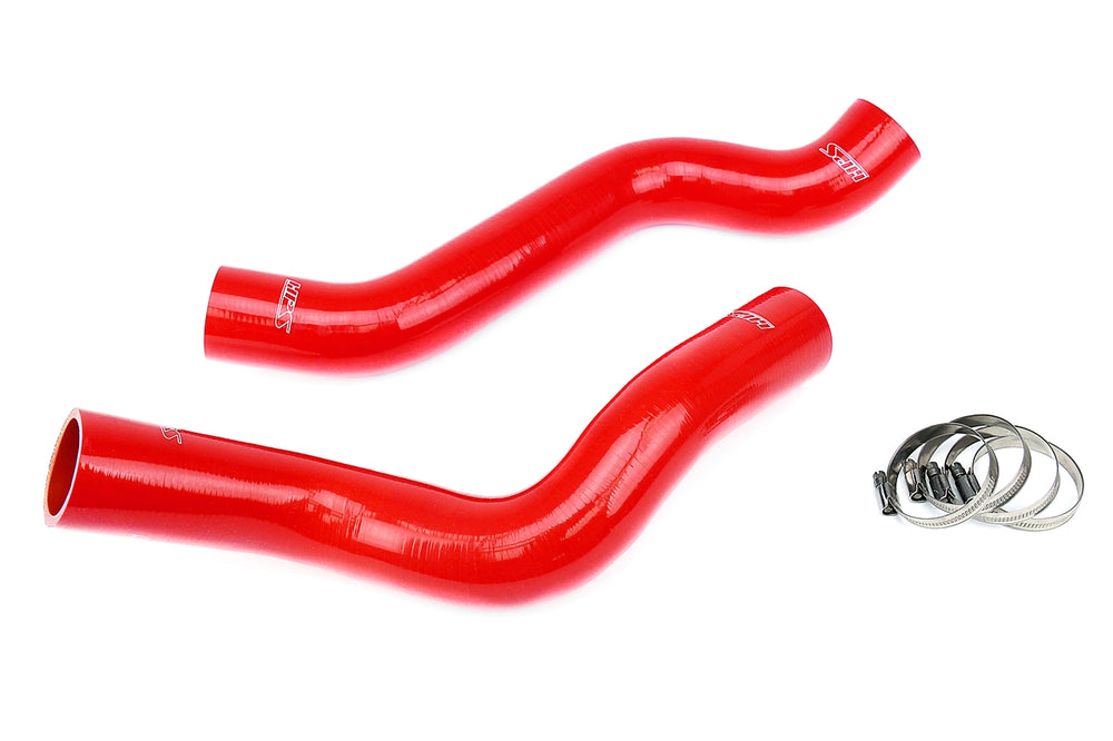 HPS Performance High Temp Reinforced Silicone Radiator Coolant Hose Kit Red 57-1318-RED