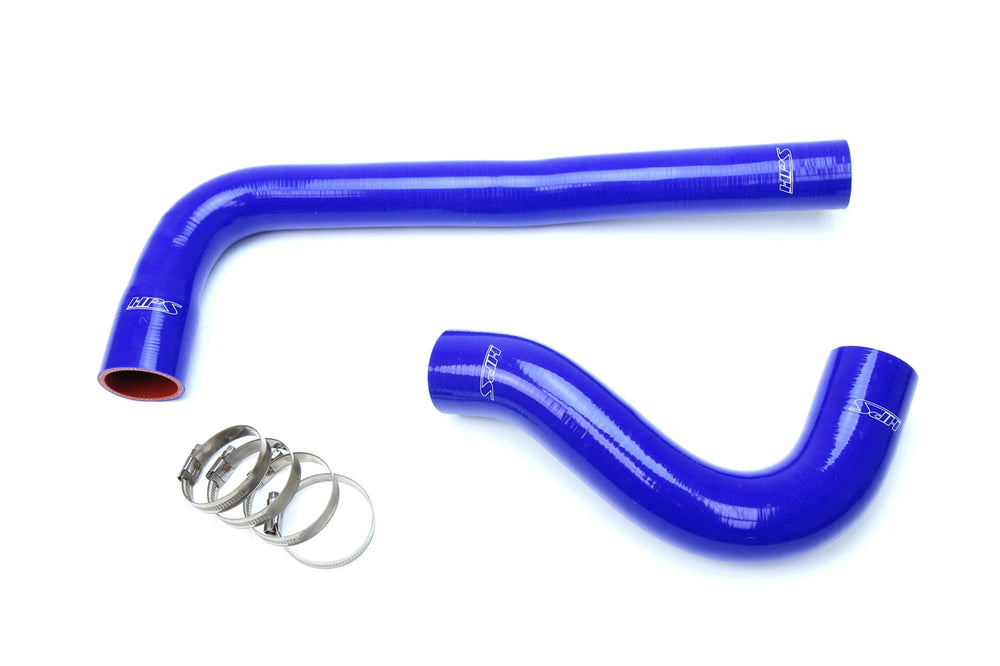 HPS Performance High Temp Reinforced Silicone Radiator Coolant Hose Kit Blue 57-1322-BLUE