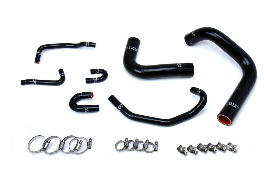 HPS Performance High Temp Reinforced Silicone Radiator Coolant Hose Kit Black 57-1323R-BLK