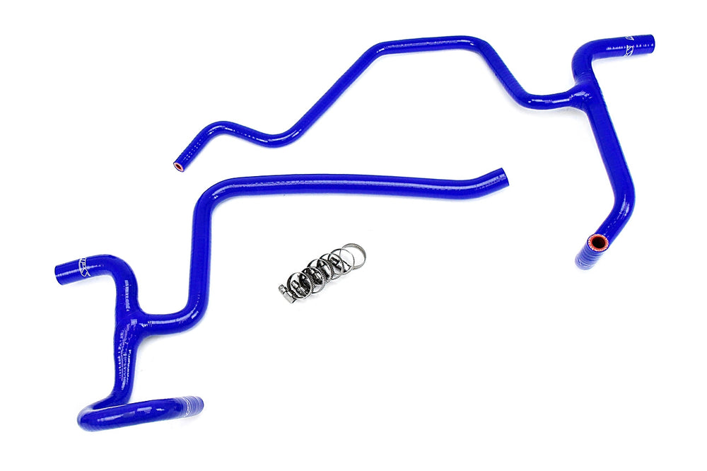 HPS Performance High Temp Reinforced Silicone Heater Coolant Hose Kit Blue 57-1326H-BLUE
