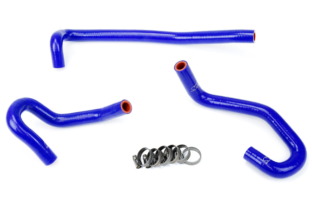 HPS Performance High Temp Reinforced Silicone Heater Coolant Hose Kit Blue 57-1340-BLUE