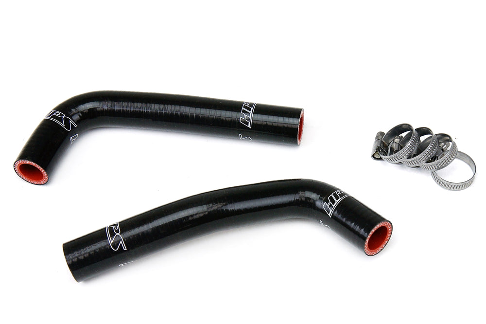HPS Performance High Temp Reinforced Silicone Radiator Coolant Hose Kit Black 57-1352-BLK