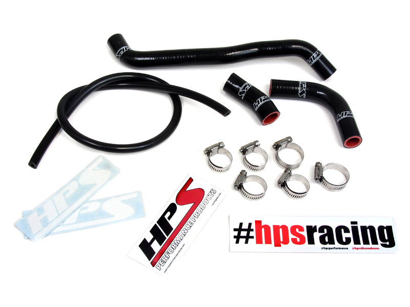 HPS Performance High Temp Reinforced Silicone Radiator Coolant Hose Kit Black 57-1359-BLK
