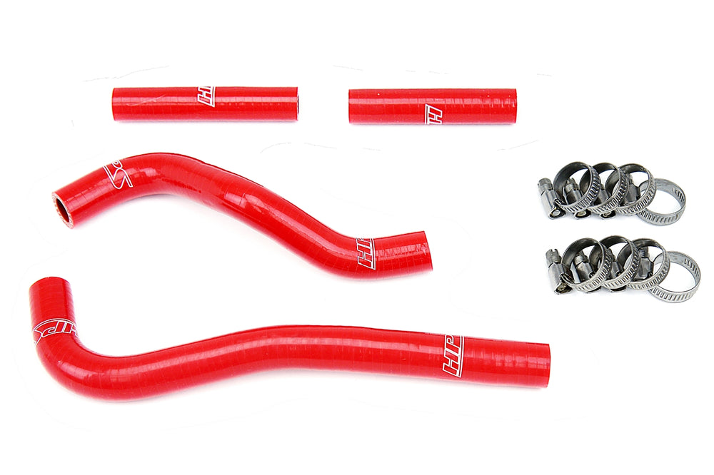 HPS Performance High Temp Reinforced Silicone Radiator Coolant Hose Kit Red 57-1371-RED