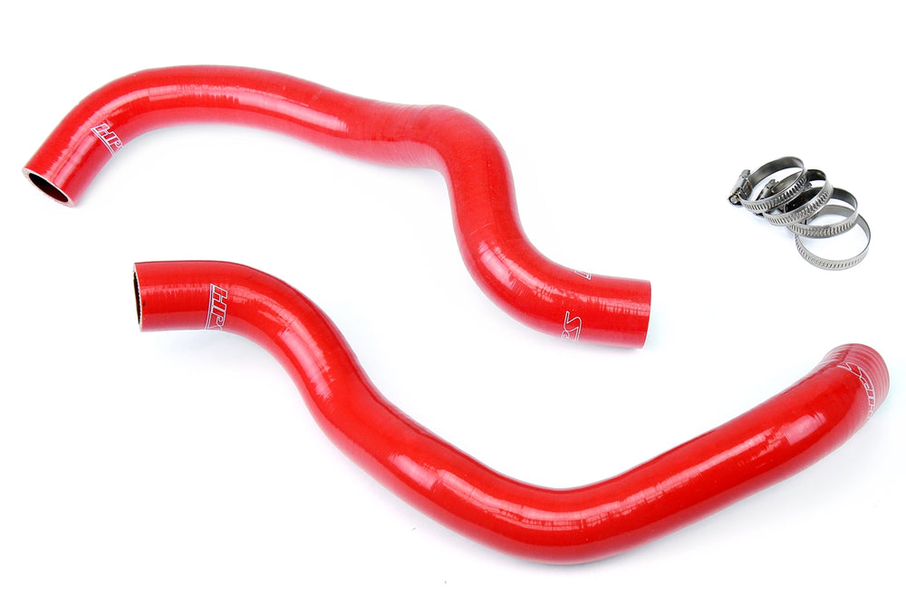 HPS Performance High Temp Reinforced Silicone Radiator Coolant Hose Kit Red 57-1384-RED