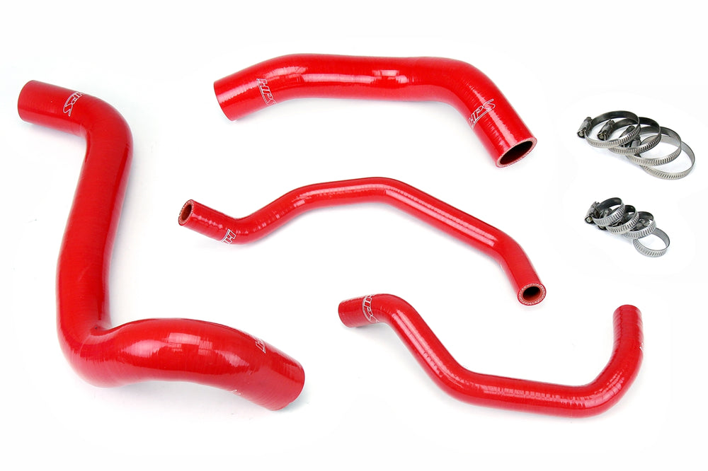 HPS Performance High Temp Reinforced Silicone Radiator and Heater Coolant Hose Kit Red 57-1426-RED