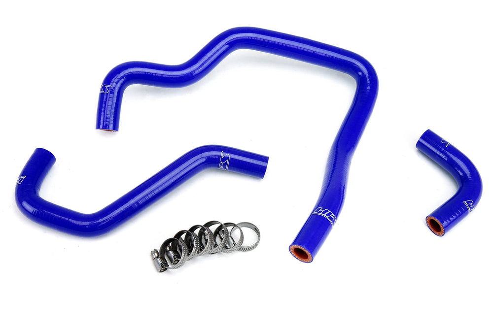 HPS Performance High Temp Reinforced Silicone Heater Coolant Hose Kit Blue 57-1430-BLUE