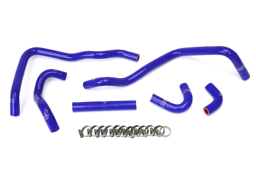 HPS Performance High Temp Reinforced Silicone Heater Coolant Hose Kit Blue 57-1433-BLUE