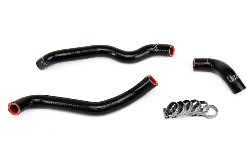 HPS Performance High Temp Reinforced Silicone Heater Coolant Hose Kit Black 57-1435-BLK
