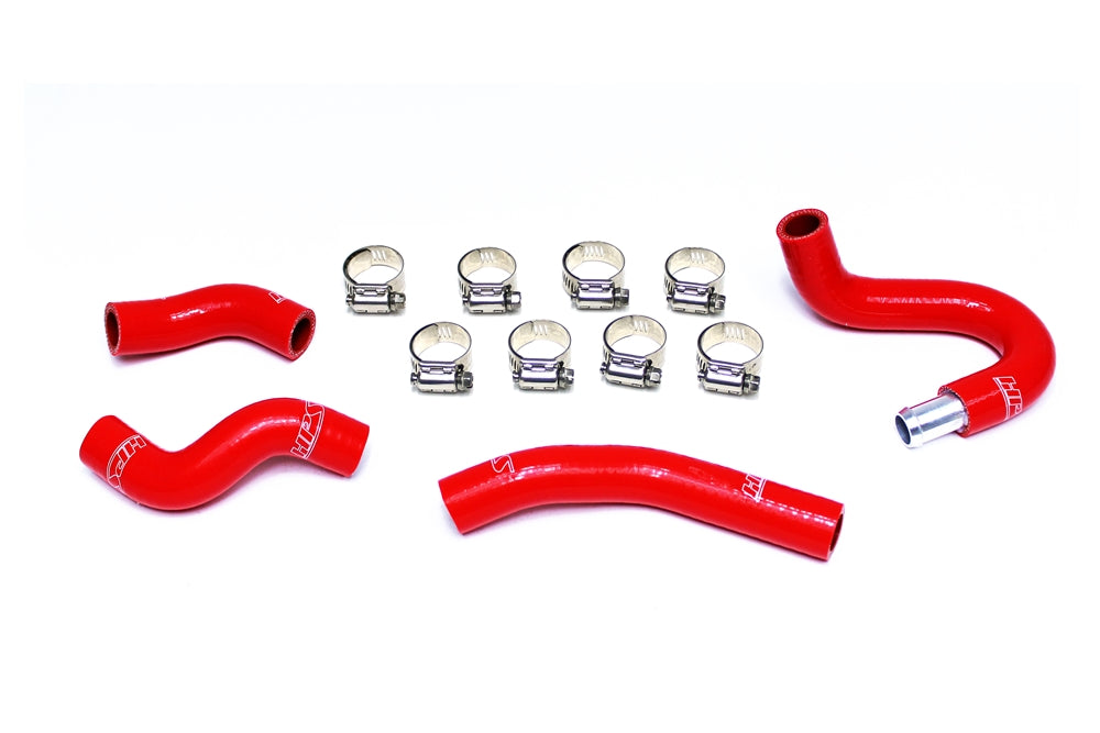 HPS Performance High Temp Reinforced Silicone Heater Coolant Hose Kit Red 57-1436-RED