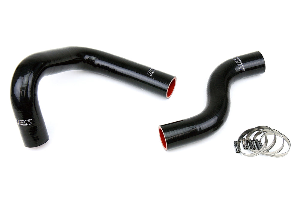 HPS Performance High Temp Reinforced Silicone Radiator Coolant Hose Kit Black 57-1450-BLK