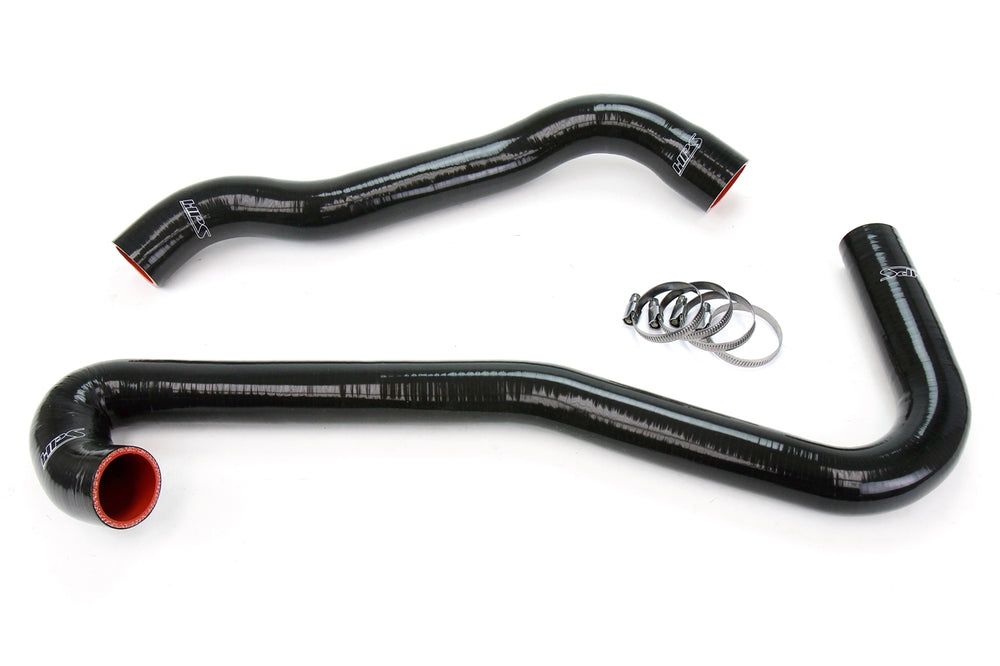 HPS Performance High Temp Reinforced Silicone Radiator Coolant Hose Kit Black 57-1453-BLK